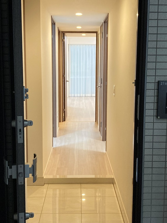 ディアスタ鷺沼の玄関