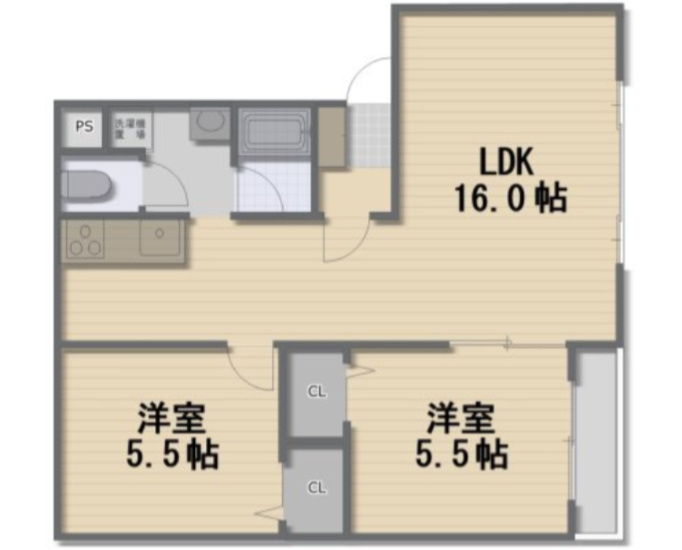 フレシアの間取り