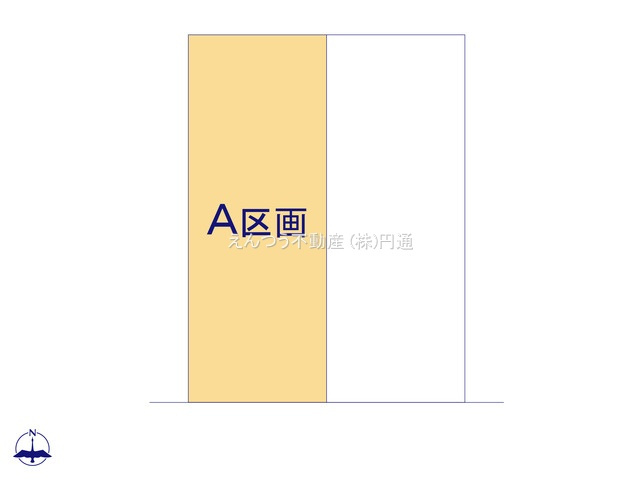 大清水2丁目の区画図