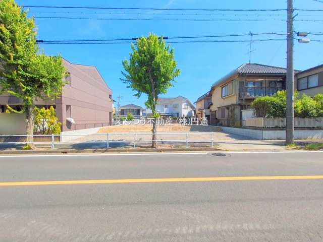 大清水2丁目の前面道路含む現地写真