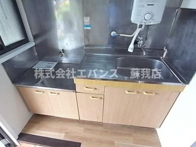 【キッチン】 | ル・ショコラ宮崎町 | きれいなキッチンです