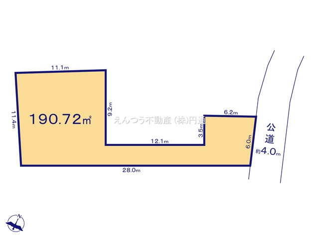 光が丘2丁目の土地図
