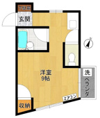 ２０２号室間取り/１Ｒ