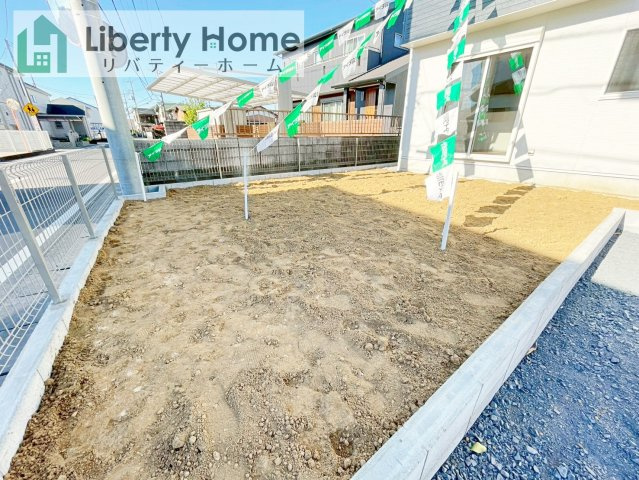 土浦市板谷4丁目25-P1　新築戸建　1号棟の庭