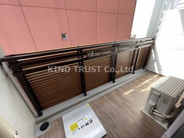 アプリーレ中之島のバルコニー|広々としたバルコニーです