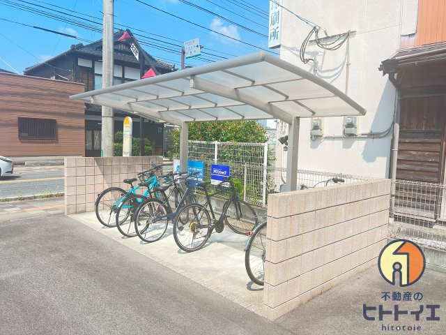 D-room八女本町のその他共用部分|駐輪場です