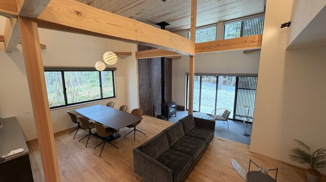 南軽井沢 新築戸建 スキップフロアの映える家の完成予想図