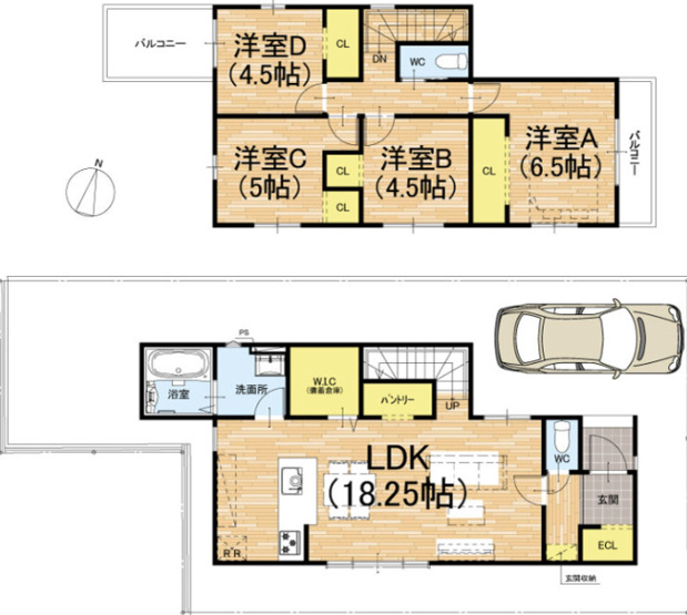 【間取り】 | K41294-3期7号地柊野