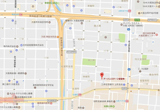 【地図】 | アーバンステージ安堂寺Ⅰ