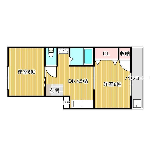 グリーンハイムの間取り