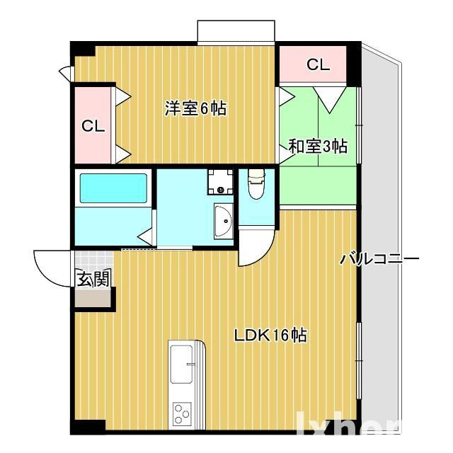 エザンス21の間取り
