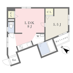 コレール王子公園の間取り