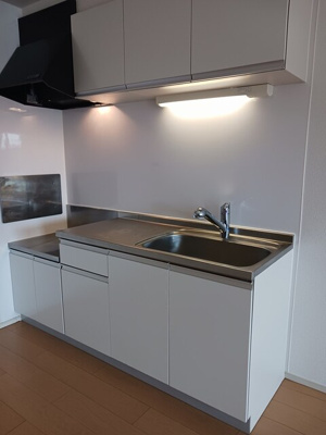 【キッチン】 | グラン・フォーレＢ | コンパクトなキッチンで掃除もラクラク