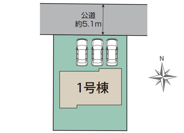 【区画図】 | 吉井町長根　1号棟