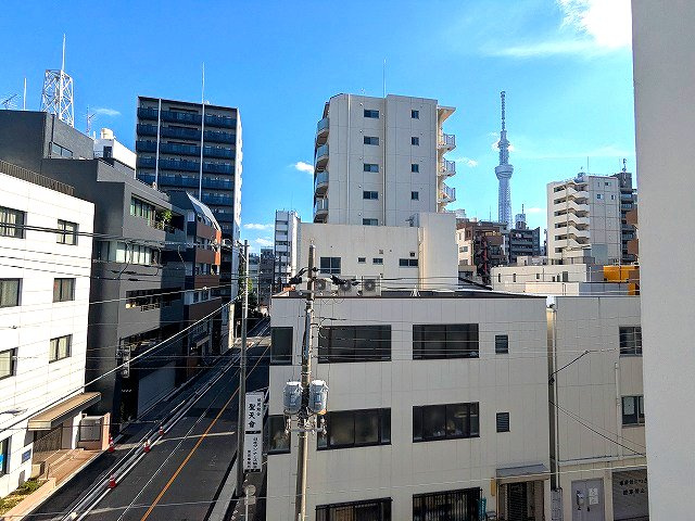 PROUD FLAT浅草の設備|4Fのバルコニーからスカイツリー隅田川花火見えます
