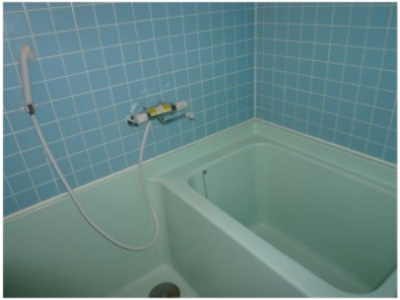 熊本市中央区上水前寺２丁目のアパートの浴室