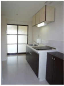 熊本市中央区上水前寺２丁目のアパートの内装