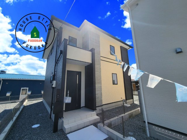 福岡市西区今津第10-3棟（2号棟）の外観|デザイン性のある外観です。