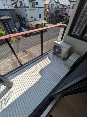 ディアコートBのバルコニー