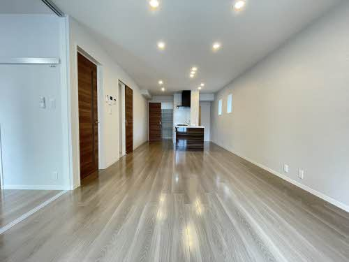 熊本市中央区水前寺１丁目の賃貸マンションの居間・リビング