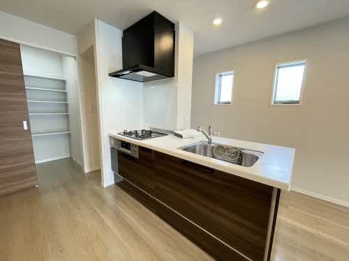 熊本市中央区水前寺１丁目の賃貸マンションのキッチン