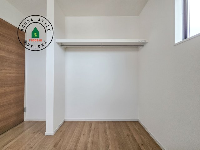 福岡市早良区有田5丁目第1-3棟(1号棟)の内観：施工例|大きなスペースがあり、収納には困りません。