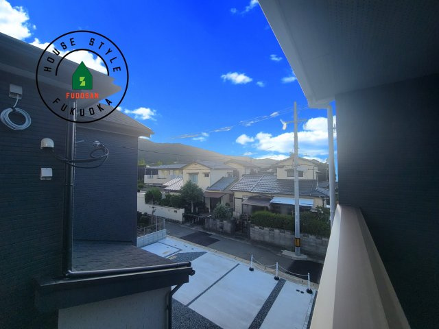 福岡市南区大平寺2丁目第4-3棟（1号棟）の展望|窓から緑が見える物件も魅力的です。