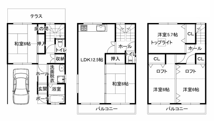 馬場町3丁目　中古一戸建ての間取り|間取り図はいかがですか？ご希望を叶える間取りですか？リビングの広さは？水回りの位置は？カウンターキッチン？など色々な情報が集約されています。弊社ではリフォームなどのご相談も承っております。
