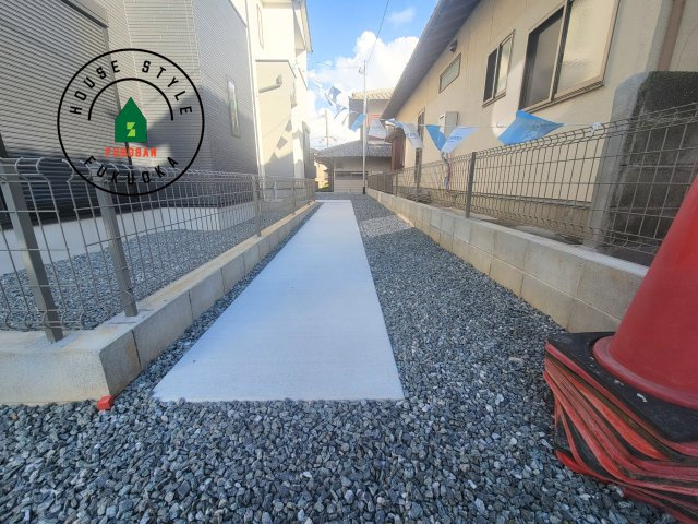 福岡市南区大平寺2丁目第4-3棟（3号棟）の庭|お庭で自由な時間を過ごせます。