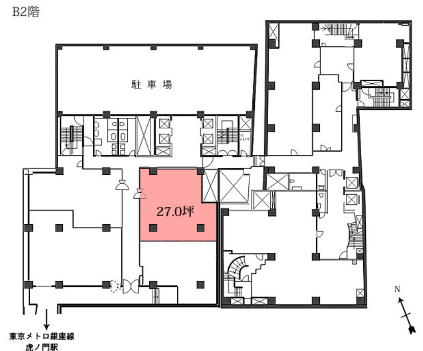 新虎ノ門実業会館（新館）　B2F