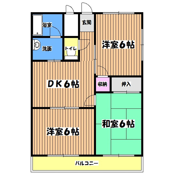 【間取り】 | パレス・コヨー