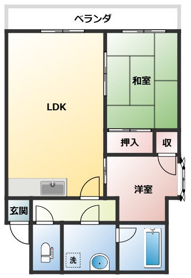 プレアール今津の間取り