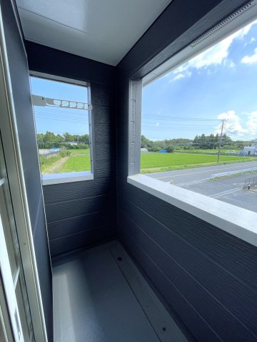 エスポアメゾンＡのバルコニー