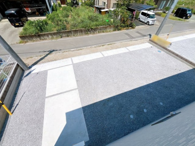 【駐車場】 | 甘楽町白倉　新築住宅 | ゆったり停められる駐車場です