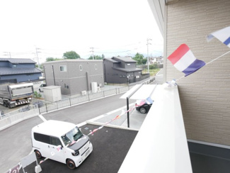 【展望】 | バルコニーから西側を見た景観。