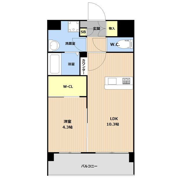 LIBTH春日原の間取り