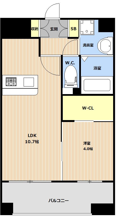 LIBTH大橋の間取り