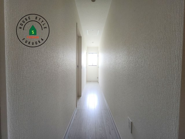 糟屋郡宇美町平和2丁目第4-1棟（1号棟）の内装|平屋はワンフロアしかないため、部屋と部屋の距離が近くなります。 生活音の緩衝材として廊下を活用するのがおすすめです。