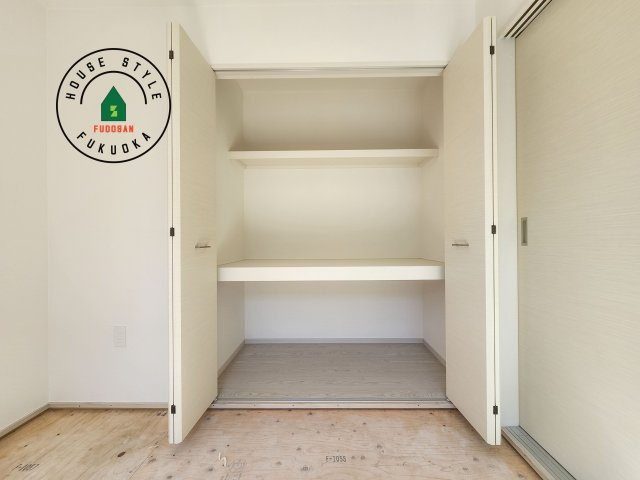 糟屋郡宇美町平和2丁目第4-1棟（1号棟）の収納|大きなスペースがあり、収納には困りません。