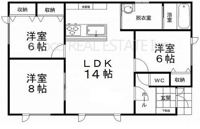 【間取り】 | 北見市北央町中古住宅