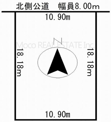 【区画図】 | 北見市北央町新築住宅
