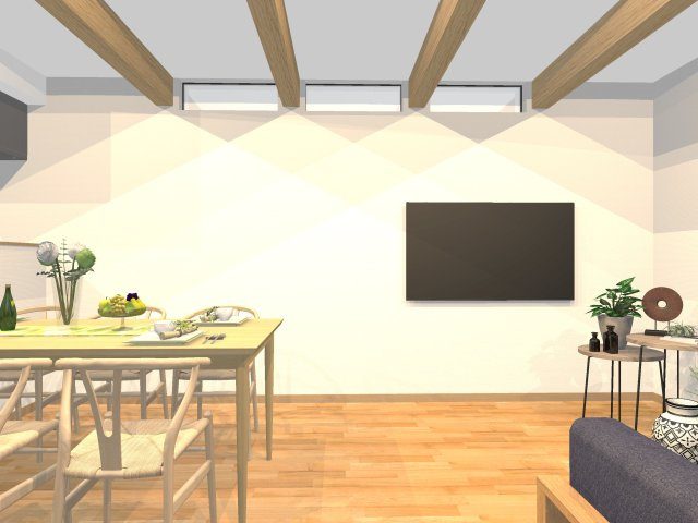 薊野北町2丁目　建築条件付き　売土地の完成予想図|建物プラン例　建物面積　88.32㎡