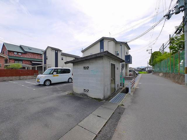 出合モータープールの駐車場