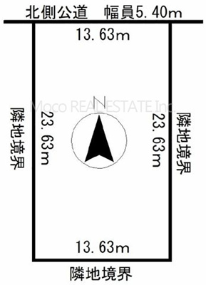 【区画図】 | 北見市北央町新築住宅