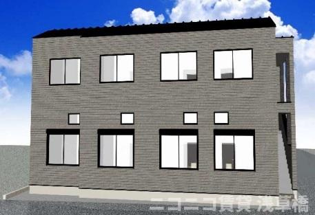 ハーモニーテラス堀切Ⅵの外観パース