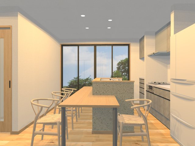 神田　建築条件付き　売土地の完成予想図|建物プラン例　建物面積86.94㎡