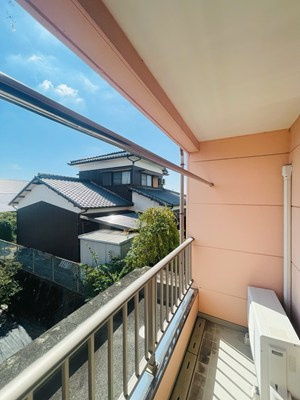 松福園五番館の設備|洗濯物を干せます