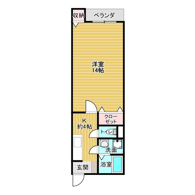松福園五番館の間取り