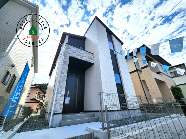 大野城市牛頸3丁目第1-2棟（2号棟）の外観|デザイン性のある外観です。