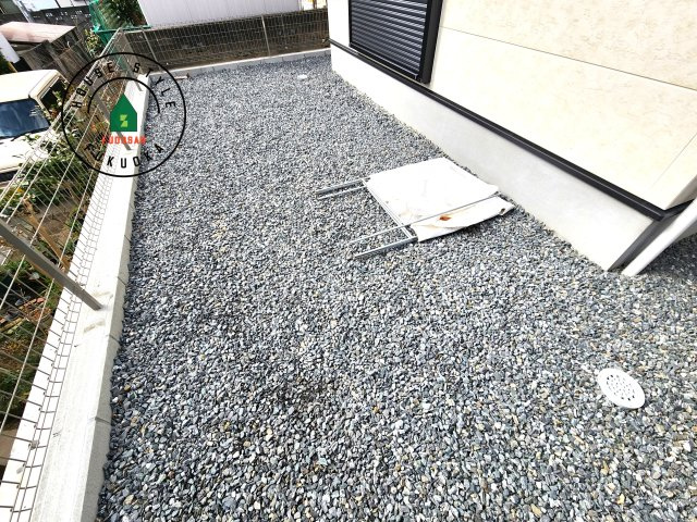 大野城市牛頸3丁目第1-2棟（2号棟）の庭|お庭で自由な時間を過ごせます。